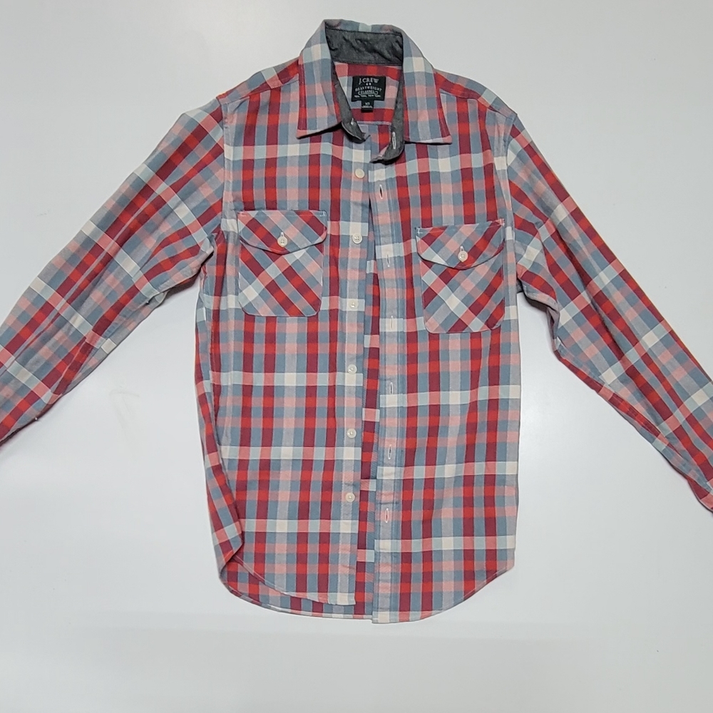 Size XS‎ J Crew Heavyweight Flannel Plaid